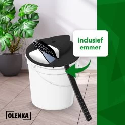 Olenka - Diervriendelijke Muizenval - Rattenval - Muizenverjager - Inclusief Emmer - Voor Binnen En Buiten - Verbeterd Model 2023 - Inclusief E-Book - Zwart -Gardena Winkel 1200x1200 2488