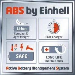 Einhell Accu Bladblazer GE-CL 18 Li E Kit (1x2,0Ah) Power X-Change (Li-Ion - 18 V - 12000 Min-1 - 210 Km/h Blaasluchtstroom - Incl. 2,0 Ah Accu En Lader) -Gardena Winkel 1200x1200 254
