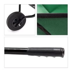 Relaxdays Kruiwagen Opvouwbaar - Inklapbare Tuinwagen - Vouwkruiwagen - Groen - 50 L -Gardena Winkel 1200x1200 265