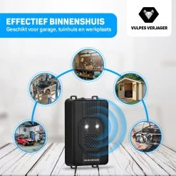 Vulpes Verjager® Marterverjager - Ongedierteverjager - Multifunctionele Set Binnen & Buiten - Batterijen, 12V & Auto Accu - Marters, Muizen & Ratten - Steenmarter Verjager PRO - Incl. E-Book -Gardena Winkel 1200x1200 2668