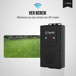 Tenify Marterverjager - 30M - 12V - Binnen & Buiten - Batterij, USB, Auto Accu - Ultrasone - Ongedierte - Muizen - Steenmarter - Ratten Verjager 11 Tenify Marterverjager - 30M - 12V - Binnen & Buiten - Batterij, USB, Auto Accu - Ultrasone - Ongedierte - Muizen - Steenmarter - Ratten Verjager -Gardena Winkel 1200x1200 2699