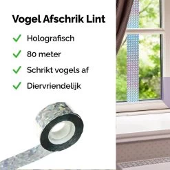 Dayshake Vogel Afschrik Lint 80 Meter - Holografisch Vogelverjager - Duivenverjager - Vogelverschrikker - Reigerverschrikker -Gardena Winkel 1200x1200 2730