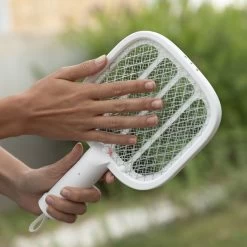 Fabula 2 In 1 Elektrische Vliegenmepper En Muggenlamp - Wespenverjager - Vliegenverjager Voor Op Tafel - Vliegenvanger - Oplaadbaar USB -Gardena Winkel 1200x1200 2793