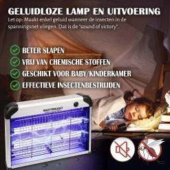 Shutterlight® 20 Watt Insectenlamp - Tot 50 M2 - 2000V - Muggenlamp - Vliegenlamp - Muggenvanger - Binnen -Gardena Winkel 1200x1200 2810