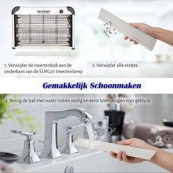 Shutterlight® 20 Watt Insectenlamp - Tot 50 M2 - 2000V - Muggenlamp - Vliegenlamp - Muggenvanger - Binnen -Gardena Winkel 1200x1200 2811