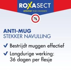 Roxasect Navulling Anti-Mug Muggenstekker - Navulverpakking - 1 Stuks -Gardena Winkel 1200x1200 2824