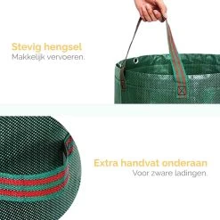 Goliving Tuinafvalzak - Set Van 2- Tuinafvalzakken Opvouwbaar - Tuinzak - Tuinafvalemmer - 2x 280 Liter - Groen -Gardena Winkel 1200x1200 283