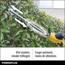 Powerplus POWXG2043 Elektrische Heggenschaar - 750W - Snoeien En Knippen - Zwaardlengte 570mm - Mesafstand 24mm - Telescopisch - Draaibaar Handvat - Haagschaar Voor Tuinonderhoud -Gardena Winkel 1200x1200 359
