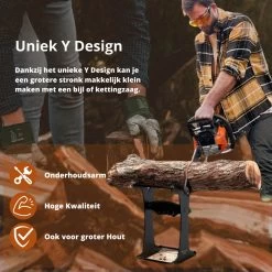 Miseru Houtklover – Zonder Bijl – No Axe – HANDMADE In Holland Houtsplijter – Houtkliever – Houtklover Voor Aanmaakhout – Ook Voor Stammen - Metaal -Gardena Winkel 1200x1200 41