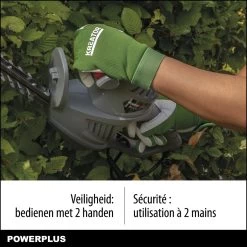 Powerplus POWEG40100 Elektrische Heggenschaar - 550W - Snoeien En Knippen - Zwaardlengte 560mm - Mesafstand 16mm - Haagschaar Voor Tuinonderhoud -Gardena Winkel 1200x1200 421