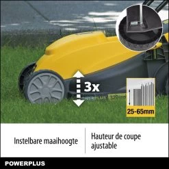 Powerplus POWXG6212T Elektrische Grasmaaier - Grasmachine Voor Kleine En Middelgrote Tuin - 1300W - Maaibreedte 320mm - Verstelbare Maaihoogte - 30L Opvangbak - Incl. Grastrimmer 250W 9 Powerplus POWXG6212T Elektrische Grasmaaier - Grasmachine Voor Kleine En Middelgrote Tuin - 1300W - Maaibreedte 320mm - Verstelbare Maaihoogte - 30L Opvangbak - Incl. Grastrimmer 250W -Gardena Winkel 1200x1200 480