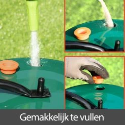 Gardebruk Tuinwals 60cm - 50L Vulvolume Staaltrommel - Groen -Gardena Winkel 1200x1200 50