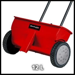 Einhell Strooiwagen GC-SR 12 (12 L - 45 Cm Strooibreedte - Dubbele Duwstang - Kliksluiting Aan Beide Zijden - Verstelhendel - Corrosiebestendige Rol - Behuizing Van Breukvast Kunststof) -Gardena Winkel 1200x1200 578