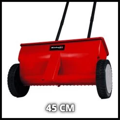 Einhell Strooiwagen GC-SR 12 (12 L - 45 Cm Strooibreedte - Dubbele Duwstang - Kliksluiting Aan Beide Zijden - Verstelhendel - Corrosiebestendige Rol - Behuizing Van Breukvast Kunststof) -Gardena Winkel 1200x1200 579