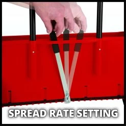 Einhell Strooiwagen GC-SR 12 (12 L - 45 Cm Strooibreedte - Dubbele Duwstang - Kliksluiting Aan Beide Zijden - Verstelhendel - Corrosiebestendige Rol - Behuizing Van Breukvast Kunststof) -Gardena Winkel 1200x1200 580