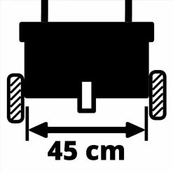 Einhell Strooiwagen GC-SR 12 (12 L - 45 Cm Strooibreedte - Dubbele Duwstang - Kliksluiting Aan Beide Zijden - Verstelhendel - Corrosiebestendige Rol - Behuizing Van Breukvast Kunststof) -Gardena Winkel 1200x1200 583