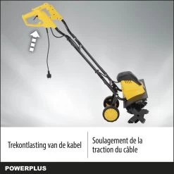 Powerplus POWXG72010 Tuinfrees - 1500W - Werkbreedte 450mm - Werkdiepte Max. 220mm - Incl. 6 Messen En Wielen -Gardena Winkel 1200x1200 594