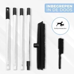 2 In 1 Rubberen Bezem – Bezem Binnen & Buiten – Vloerwisser Met Steel - Met Huisdierhaar Verwijderaar - Vloertrekker – Veger - Extra Lang 160cm -Gardena Winkel 1200x1200 614