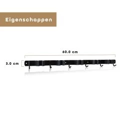 Bezem Ophangsysteem – Bezemhouder – Tuingereedschap – RVS – 5 Houders – 6 Haken - BAULK® -Gardena Winkel 1200x1200 638