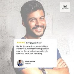 MaatWorkz - Grondboor - 25 CM - Boormachine - Bollenplanter - Moestuin - Palenboor - Boor - Tuin -Gardena Winkel 1200x1200 654