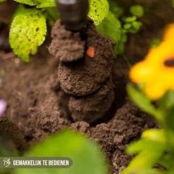 Merkloos Grondboor Voor Planten - 25 CM - Palenboor - Moestuin - Bollenplanter - Zwart -Gardena Winkel 1200x1200 67