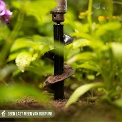 Merkloos Grondboor Voor Planten - 25 CM - Palenboor - Moestuin - Bollenplanter - Zwart -Gardena Winkel 1200x1200 69