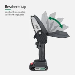 Mardin Mini Kettingzaag - Snoeizaag - Kettingzaag - Kettingzaag Electrisch Met 2 Accu - Inclusief Koffer - 1 Extra Accu - Zwart -Gardena Winkel 1200x1200 756