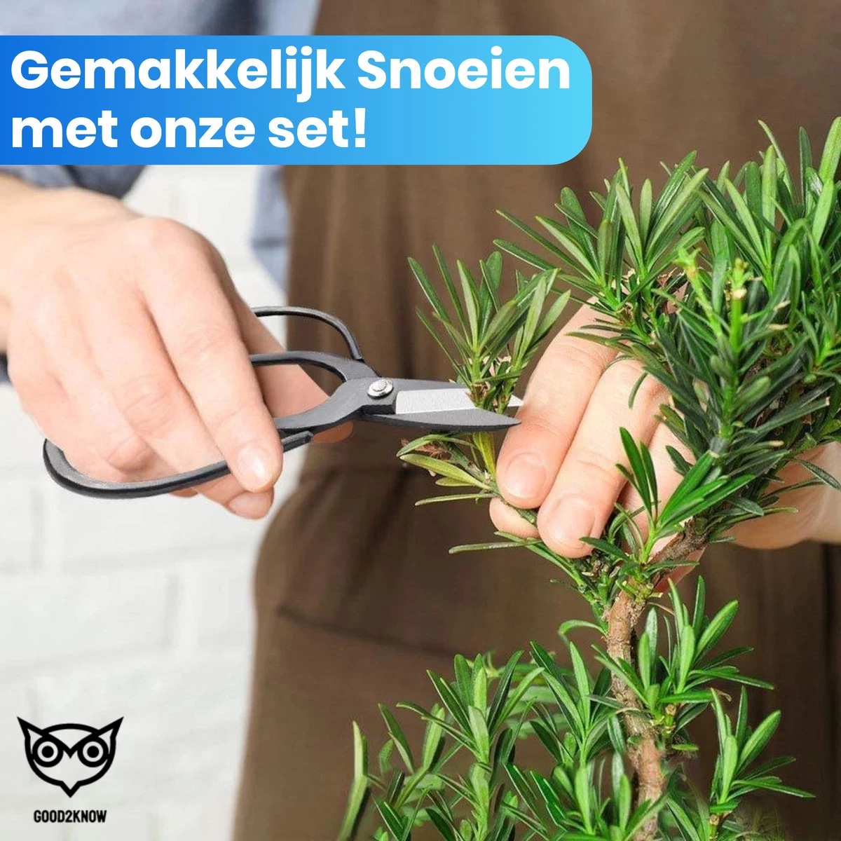 Good2know Bonsai Gereedschap Set – 16 Delig – Bonsai Starters Kit – Bonsai Boompje Verzorgingskit - Tuingereedschap 6 Good2know Bonsai Gereedschap Set – 16 Delig – Bonsai Starters Kit – Bonsai Boompje Verzorgingskit - Tuingereedschap - Afbeelding 6