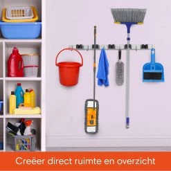 TTD Premium XXL Bezemhouder En Gereedschapsrek - Opslag Van Gereedschap - Opslag Van Schoonmaakspullen - Tuingereedschap - Klussen - RVS - Zwart 10 TTD Premium XXL Bezemhouder En Gereedschapsrek - Opslag Van Gereedschap - Opslag Van Schoonmaakspullen - Tuingereedschap - Klussen - RVS - Zwart -Gardena Winkel 1200x1200 967