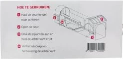 OhmyGoods Diervriendelijke Muizenval - 2 Stuks - Val Voor Muizen & Kleine Ratten - Voor Binnen & Buiten - Recyclebaar, Hygiënisch & Vaatwasser Bestendig -Gardena Winkel 1200x582 3