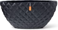 Capi Europe - Bloempot Ovaal Heraldry - 60x35 - Zwart - Bloempot Voor Binnen - BSBI841