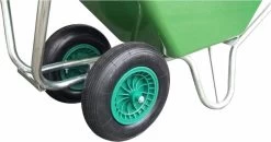 Kruiwagen Met Dubbel Luchtwiel Stal Eco Groen 160 Liter -Gardena Winkel 1200x634