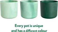 Elho The Ocean Collection Round 22cm - Bloempot Voor Binnen - 100% Gerecycled Materiaal - Gemaakt Met Zeeafval - Ø 22.3 X H 20.4 Cm - Pacifisch Groen -Gardena Winkel 1200x670 3