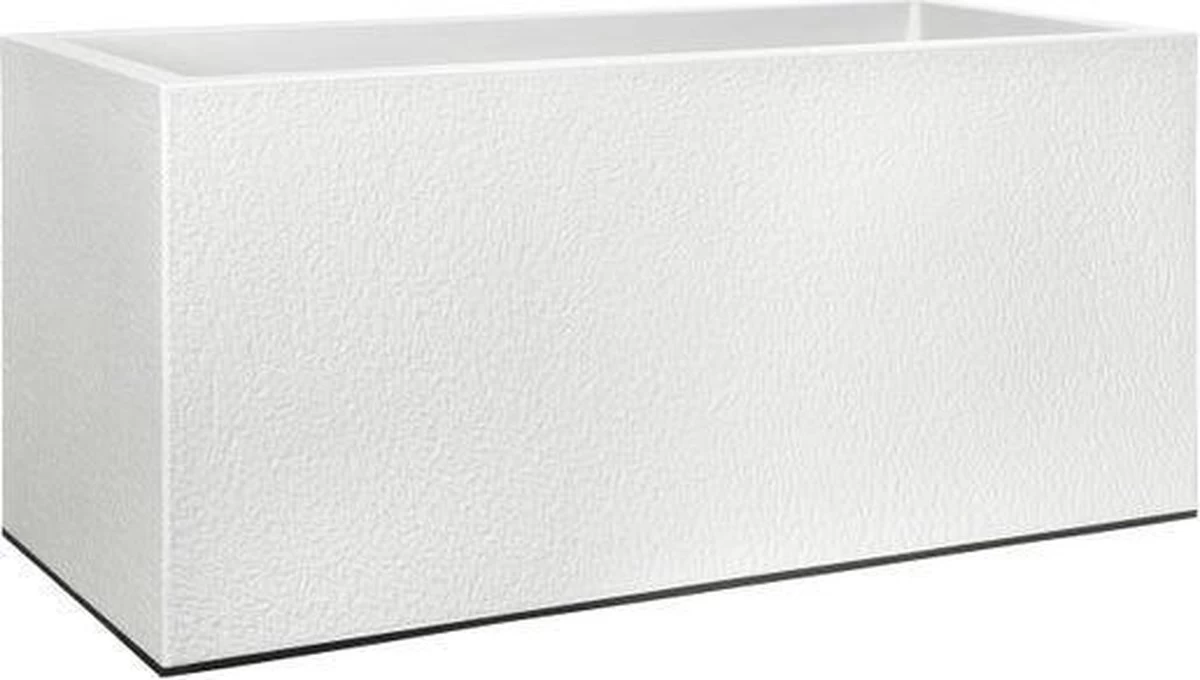 Elho Vivo Structure Finish Lang 90 - Plantenbak Voor Binnen & Buiten - Ø 88 X H 41 - Wit 11 Elho Vivo Structure Finish Lang 90 - Plantenbak Voor Binnen & Buiten - Ø 88 X H 41 - Wit - Afbeelding 11