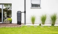 Regenton Rainsaver - Antraciet 100 L + Voet + Vulautomaat -Gardena Winkel 1200x703 3