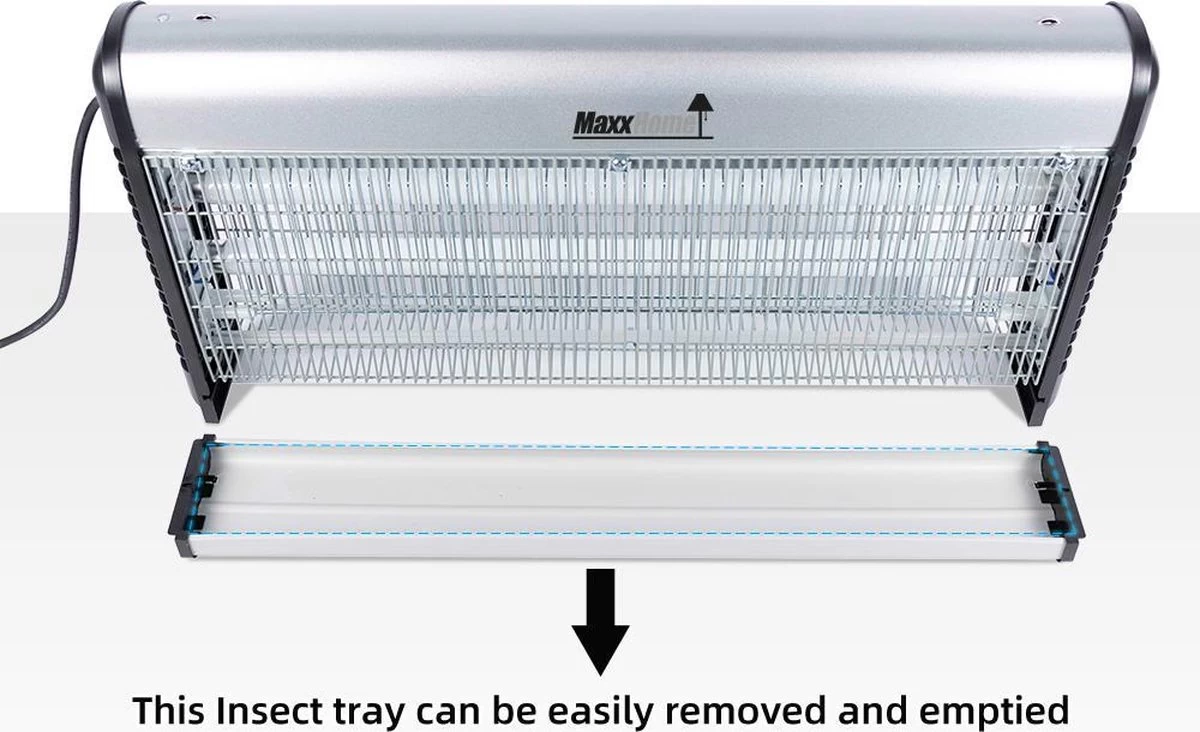 MaxxHome GC16 Vliegenlamp - Insectendoder – Professional – 16 Watt - Tot 70m² 4 MaxxHome GC16 Vliegenlamp - Insectendoder – Professional – 16 Watt - Tot 70m² - Afbeelding 4