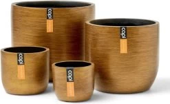 Capi Europe - Set Van 4 - Bloempot Binnen - Retro - - Goud - Bloempot Voor Binnen - BOX-BRTG-4 -Gardena Winkel 1200x736 4