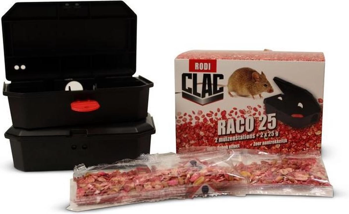 Raco Muizenkorrels Inclusief 2 Lokdozen 1 Raco Muizenkorrels Inclusief 2 Lokdozen