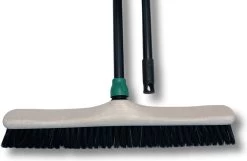 MAUS Bezem Binnen 50cm - Zachte Paardenhaar Zaalveger Met Steel 150cm - Gerecycled - Made In EU - Zeer Robuust