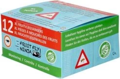 Super Ninja - Fruit Fly Ninja® - Fruitvliegjes Vanger - 100% Natuurlijk En Milieu Verantwoordelijk - 12 Pack -Gardena Winkel 1200x786 5
