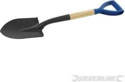 Silverline Mini Spade Met Ronde Kop En Houten Schacht - 70 Cm -Gardena Winkel 1200x794 5