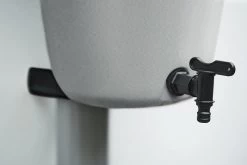 Elho Green Basics Rain Catcher 33 - Regenton Voor Balkonbuiten - Ø 33.5 X H 73.5 Cm - Grijs/Living Concrete -Gardena Winkel 1200x800 410