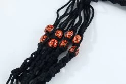 4 Stuks Zwarte Macrame Plantenhangers - Boho Handgeweven Katoen Hangpot Voor Binnen/Buiten - Hangende Bloempot Met Kralen - Macramé Touw/Koord Hangplant Houder - Bohemian Wandhanger Decoratie - Plant Hanger - Verticale Tuin Bloempothouder Planthanger -Gardena Winkel 1200x800 461