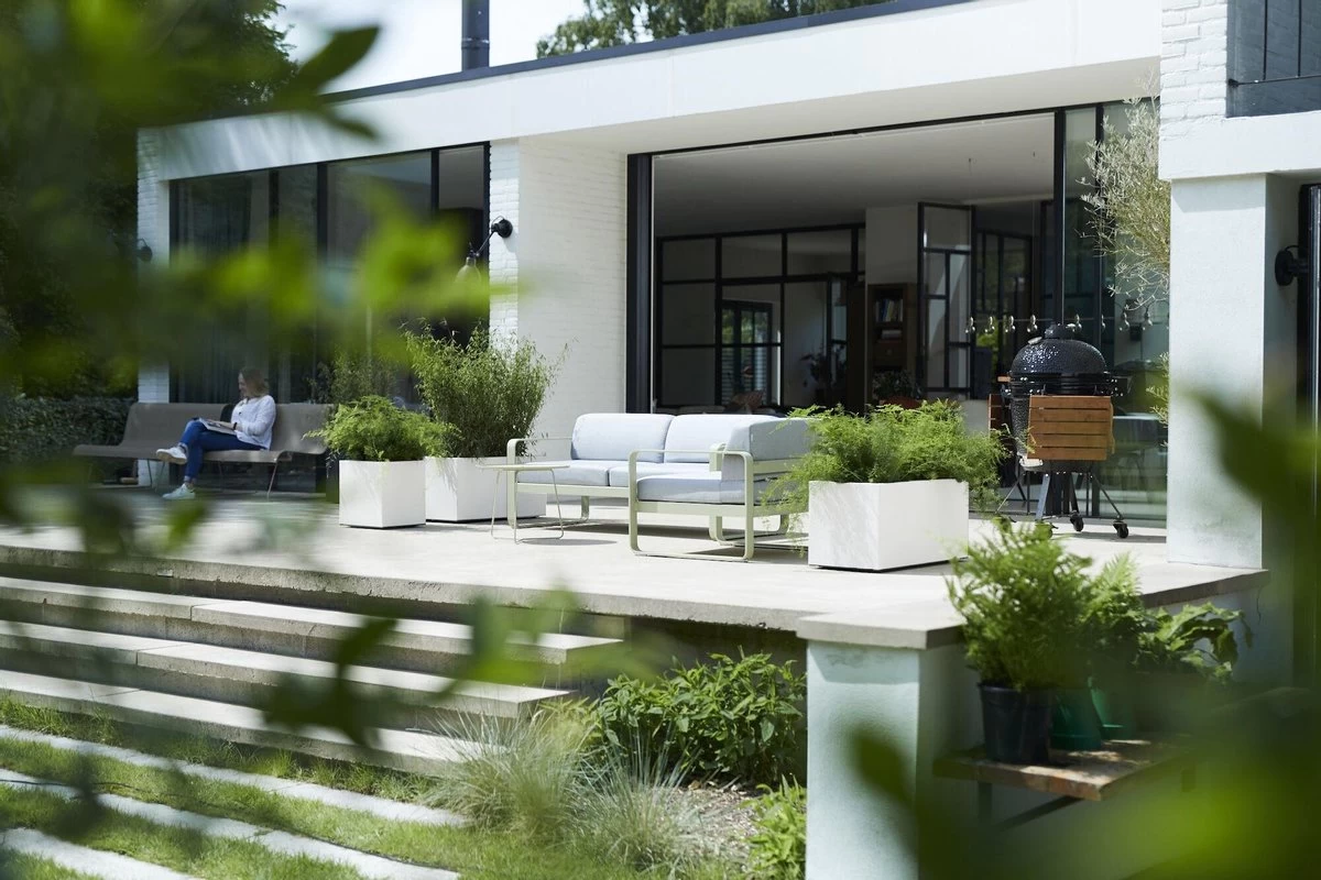 Elho Vivo Structure Finish Lang 90 - Plantenbak Voor Binnen & Buiten - Ø 88 X H 41 - Wit 9 Elho Vivo Structure Finish Lang 90 - Plantenbak Voor Binnen & Buiten - Ø 88 X H 41 - Wit - Afbeelding 9