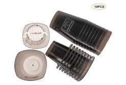 Merkloos Kruidenpot Waterreservoir Verse Kruiden Plantenpot Met Watergeefsysteem Voor Vensterbank Keuken Kruidentuin Binnen Set Van 10 Stuks Zwart -Gardena Winkel 1200x806 4