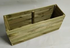 Plantenbak Bloembak Balkonbak Grenen Hout Geïmpregneerd 98x33x43cm - Handgemaakt - Duurzaam - Zwaar -Gardena Winkel 1200x815 13