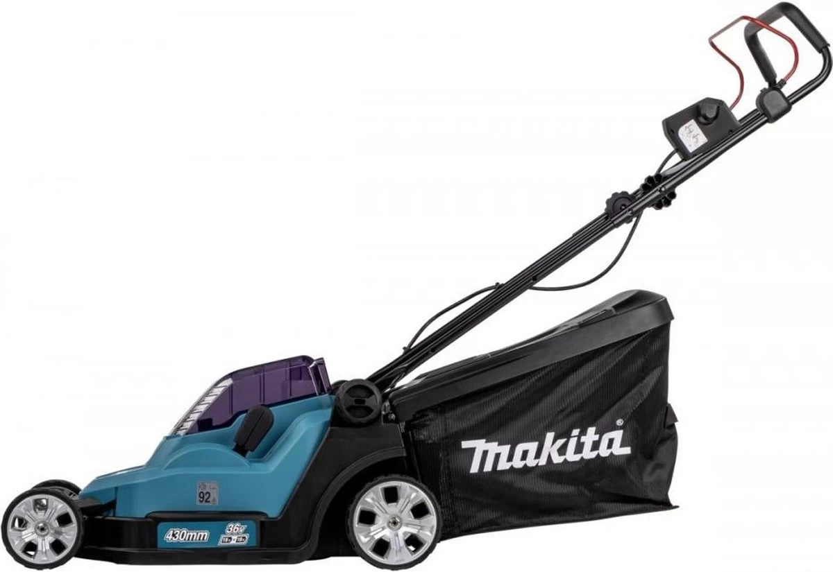 Makita - DLM432PT2 - 2x 18V - Accu - Grasmaaier - Set - 2x 5.0 Ah - Duolader 9 Makita - DLM432PT2 - 2x 18V - Accu - Grasmaaier - Set - 2x 5.0 Ah - Duolader - Afbeelding 9