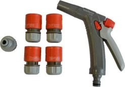 Slangenwagen Met 50 Meter Tuinslang | Eagle Garden | Incl. Spuitkopstuk En Connectors | Geel -Gardena Winkel 1200x835 7