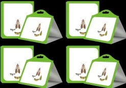 Insect Trap - Mottenval 4x Stuks - Bescherm Uw Kleding En Wollen Truien - Bevat Geen Insecticiden