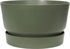 Elho Greenville Schaal 33 - Bloempot Voor Buiten - Ø 32.5 X H 19.4 Cm - Groen/Blad Groen -Gardena Winkel 1200x846 10
